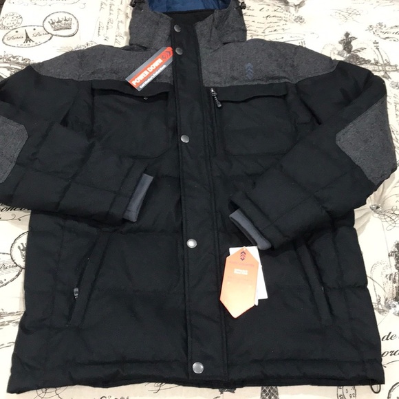 🎁 Free Country Herringbone Front Zip Hooded Coat - Picture 4 of 9